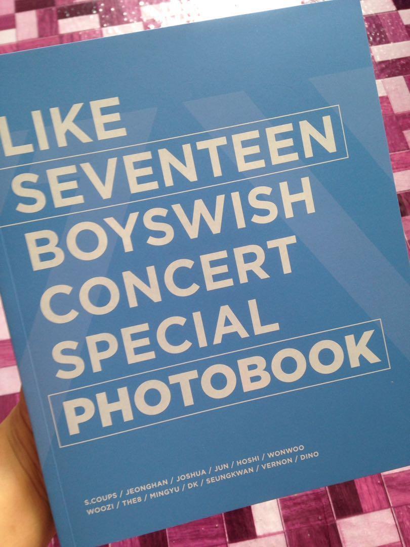 Seventeen Boys Wish Concert DVD + Photobook, Hobbies & Toys