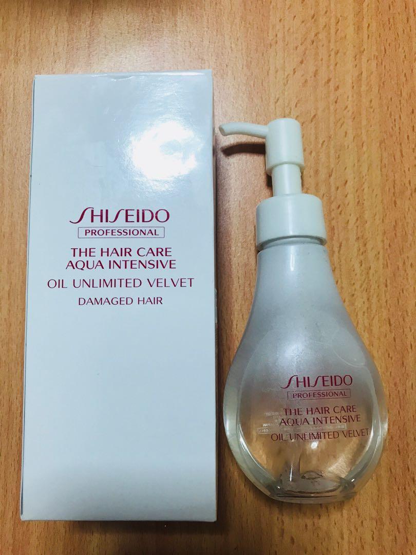 Shiseido Oil Unlimited Velvet Health Beauty Hair Care On Carousell