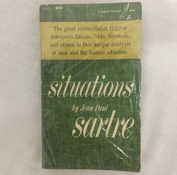 Situations By Jean Paul Sartre