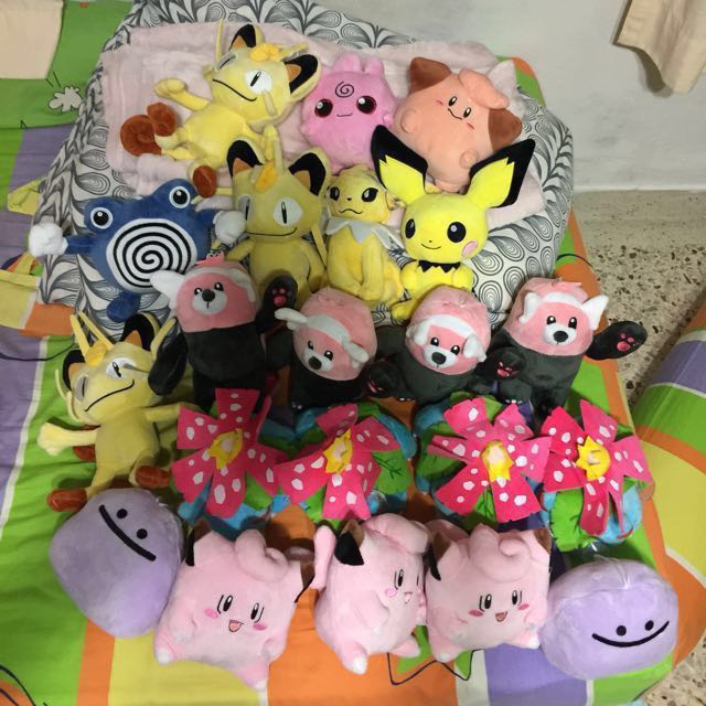 Soft And Cute Pokemon Plushies Plush Toys Games Stuffed Toys On Carousell