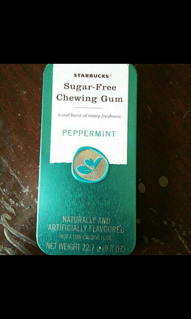Starbucks Chewing Gum Tin Container, Everything Else, Others on Carousell