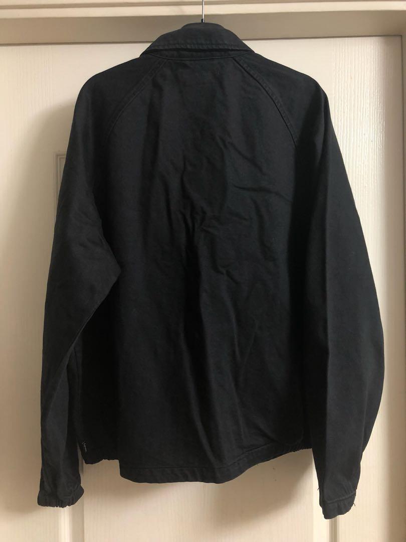 全新supreme snap front twill jacket Sz m new (有單）, 男裝, 外套及