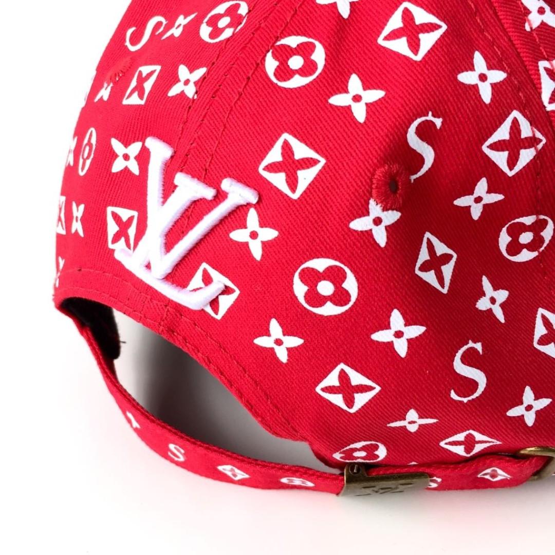 Xxxxeeee Video - Supreme X Louis Vuitton - Red, Fesyen Wanita, Aksesoris di Carousell