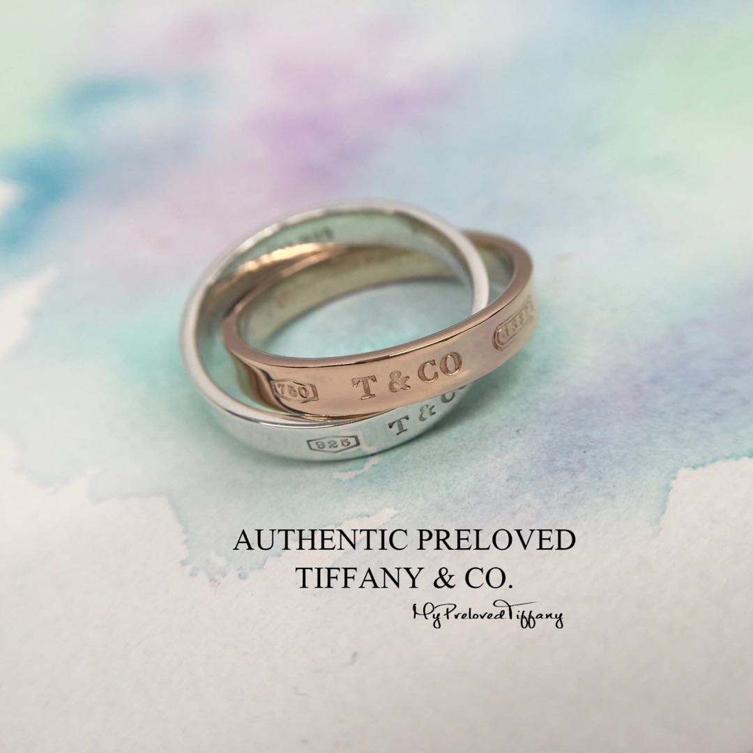 Tiffany \u0026 Co. 1837 Rose Gold 750 Silver 
