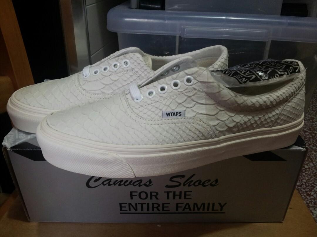 Vans wtaps anaconda white sale