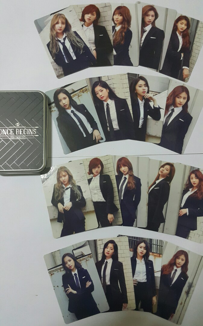 WTS Twice Once Begins Fanmeeting Photocard Set B/C, Hobbies & Toys