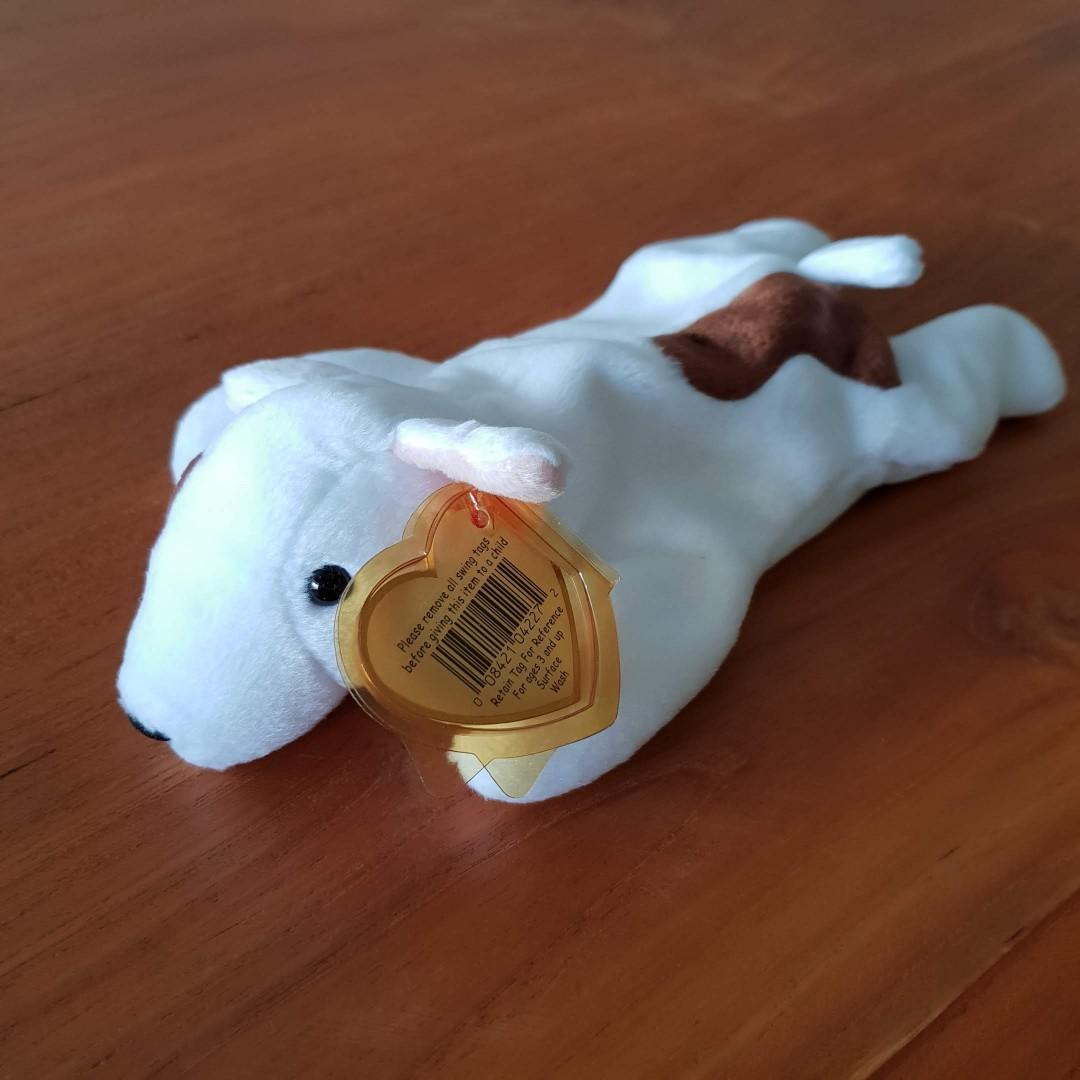 2pc Left Genuine Ty Beanie Baby Butch The Bull Terrier Hard To Find Brand New Mint Tags Stock Clearance Hobbies Toys Toys Games On Carousell