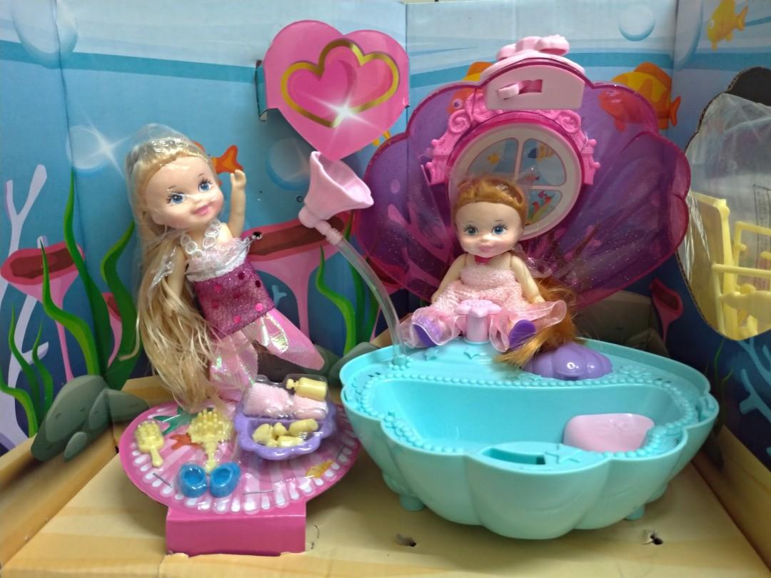 barbie bath toys