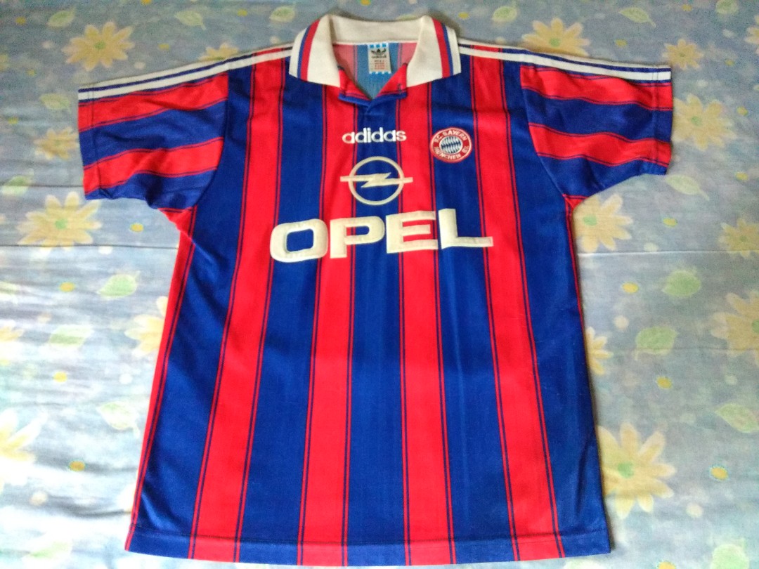 Authentic Bayern Munich Vintage Adidas Home Jersey Sports Sports Apparel On Carousell