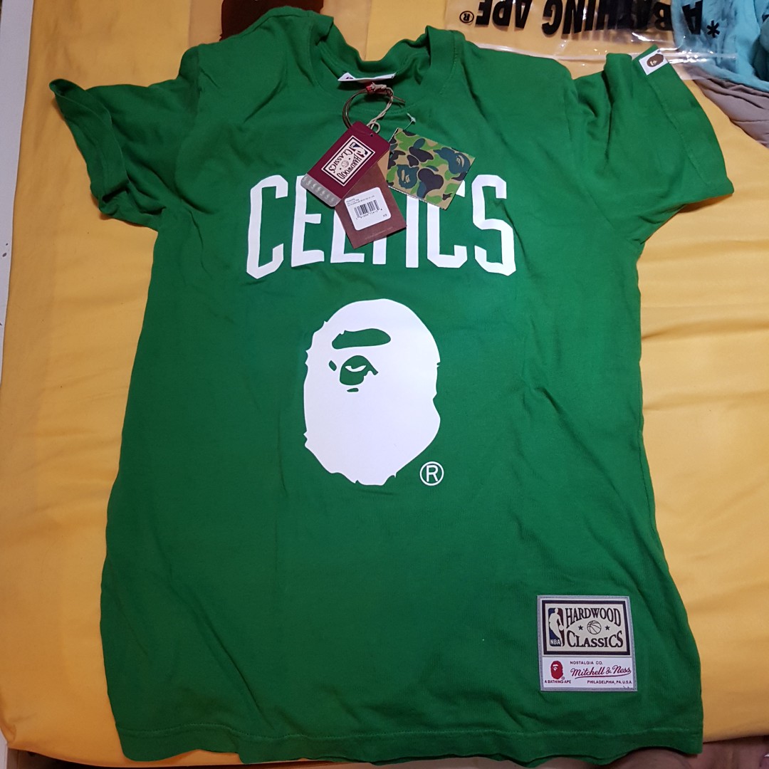 bape celtics jersey