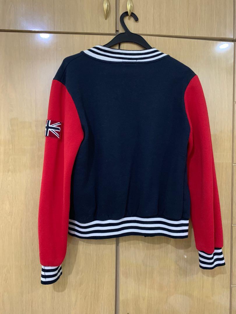 Baseball jacket (Category: Coats, Jackets and Outerwear) located in Singapore. Submitted by closetseller (Listing ID 196170312, Image 1). Description: Decluttering my closet selling clothes that I don’t wear anymore. Selling my preloved. .