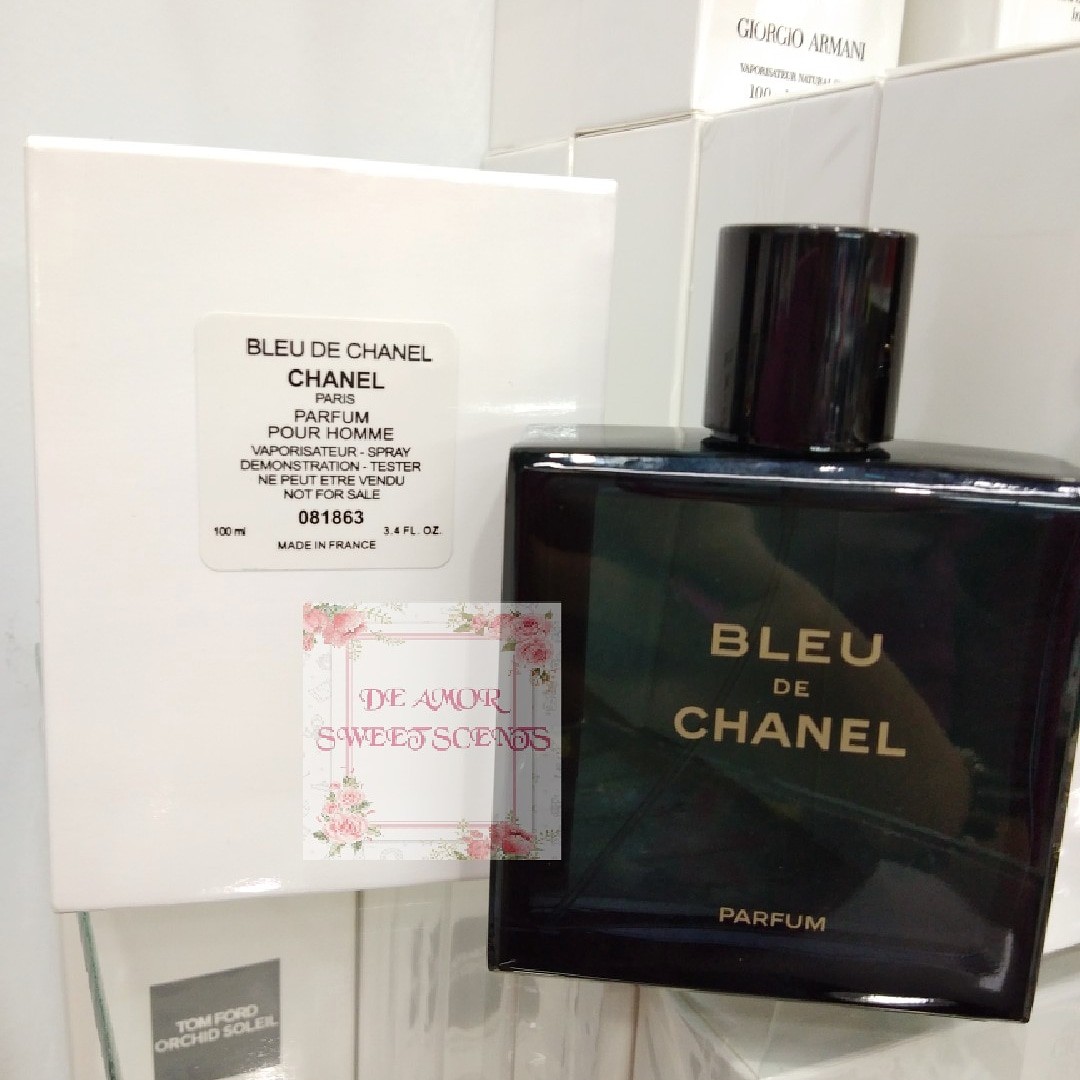 Bleu De Chanel Parfum Pour Homme Original Tester