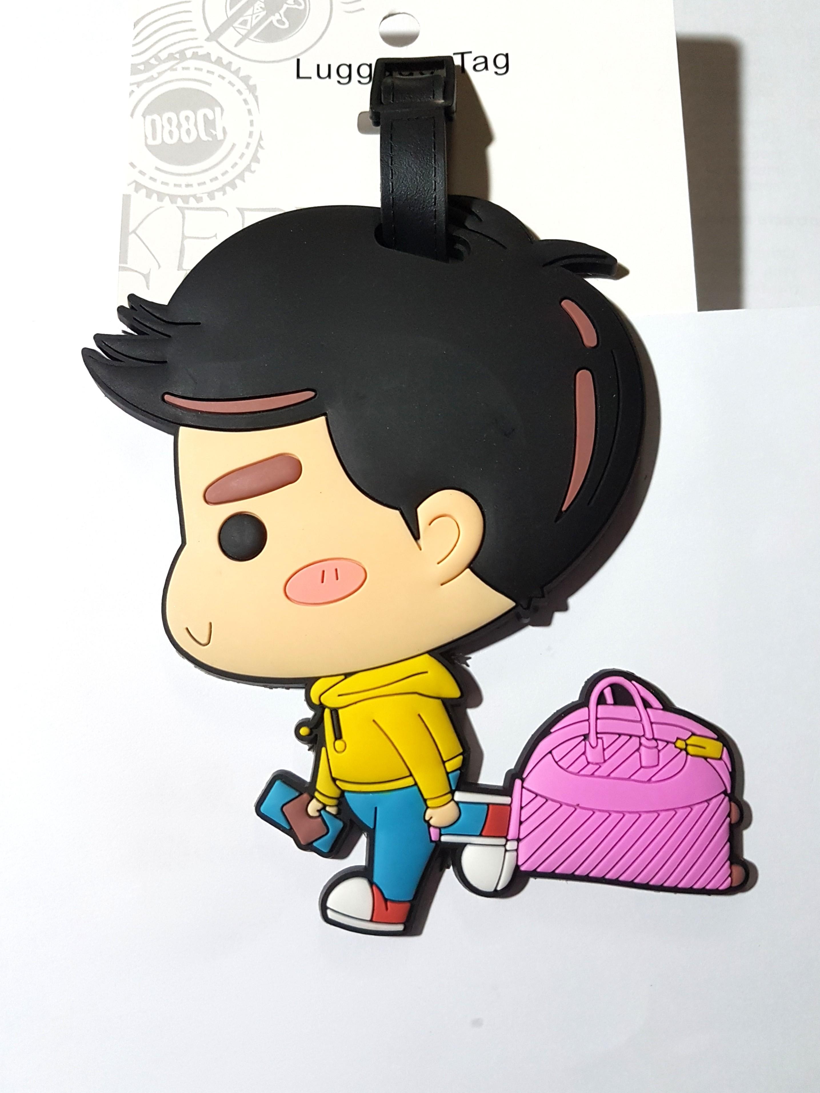 boys luggage tag