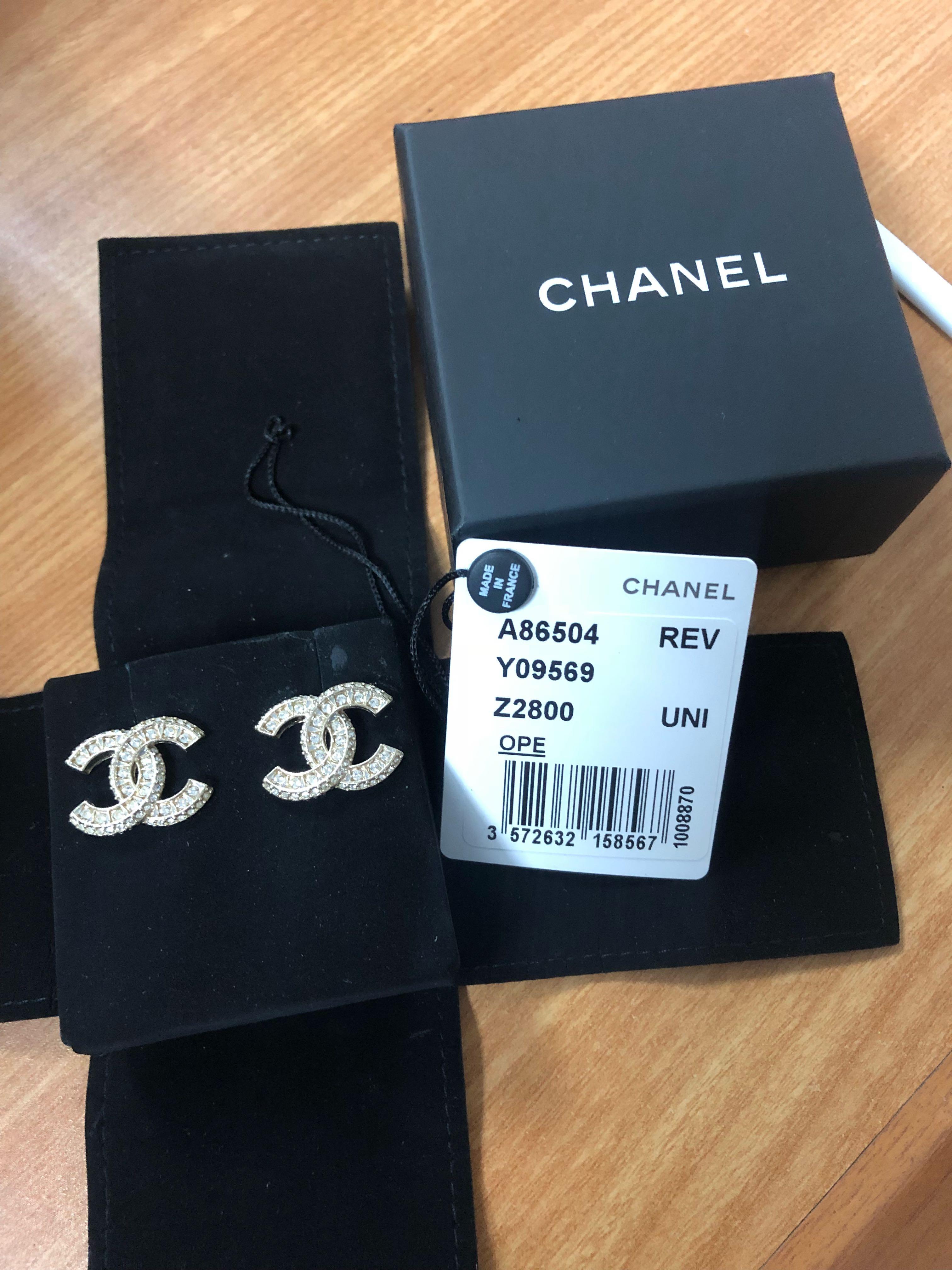 SOLD> BNIB Chanel Earrings Gold A86504 Y09569 Z2800, Women's Fashion,  Watches & Accessories, Other Accessories on Carousell