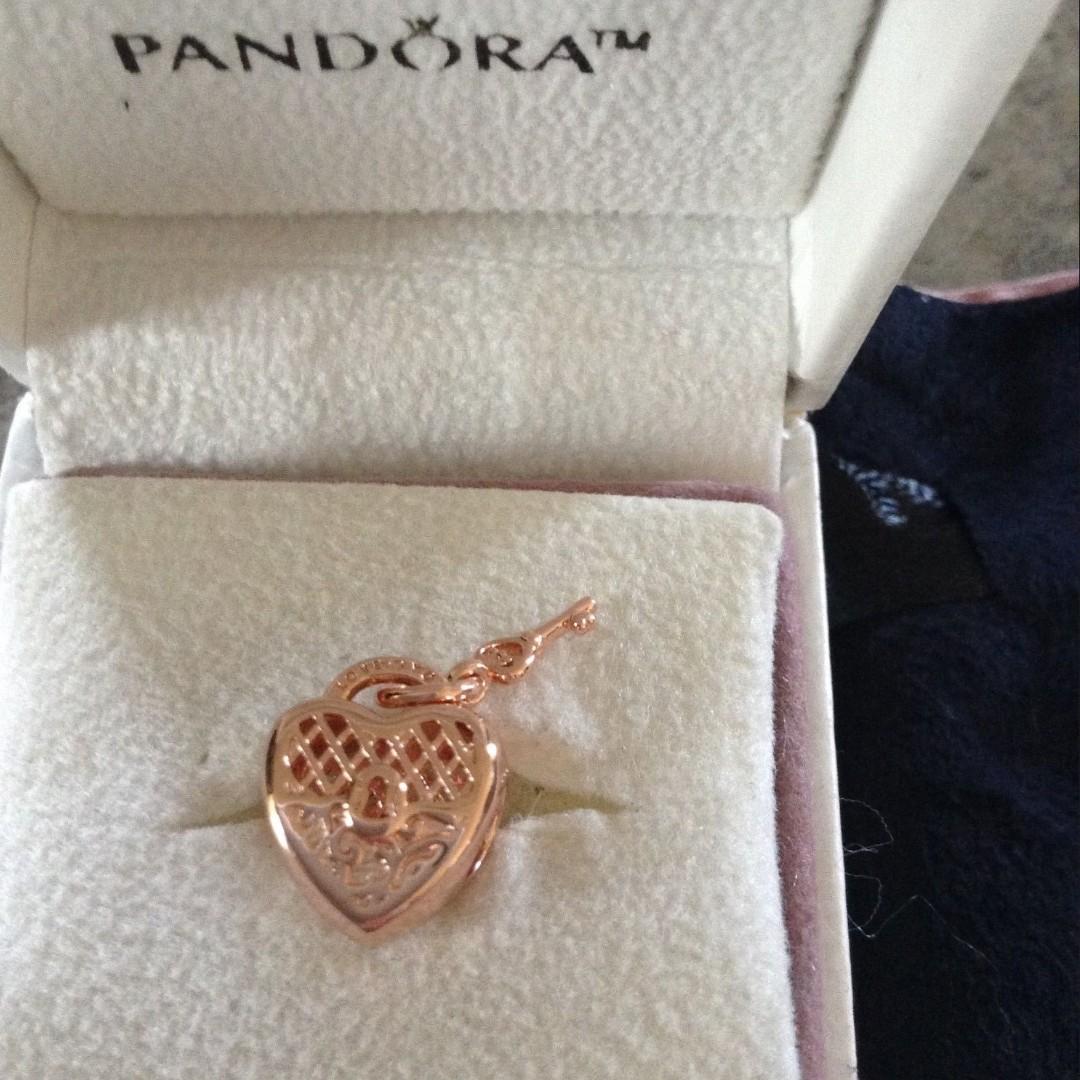 Pandora rose love you lock charm online