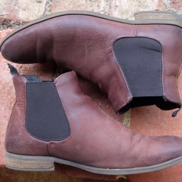 Mens chelsea boots topman cheap