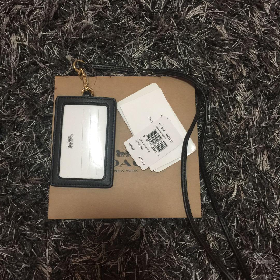 Coach Colorblock Logo Lanyard ID Case, Women's Fashion, Bags & Wallets ...