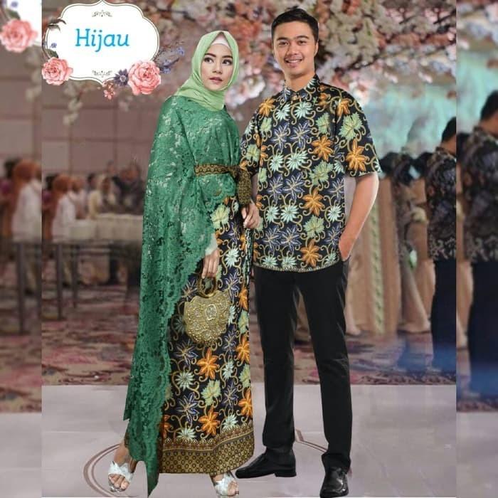 Couple hadijah pink xl baju kebaya pesta modern sarimbit ...