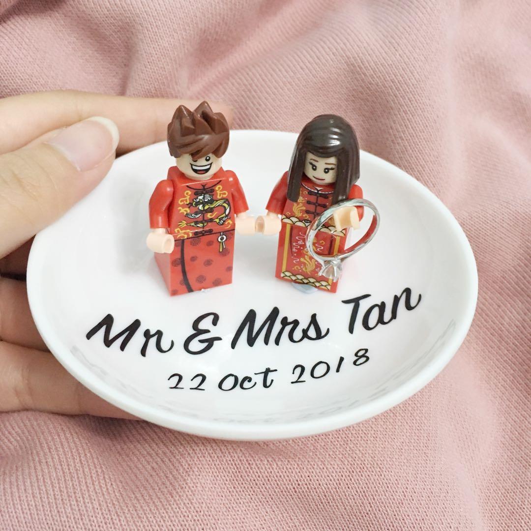 Customised Wedding Ring Holder