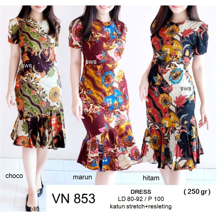 Batik mermaid dress shop