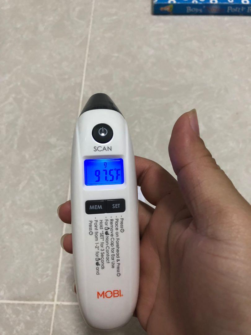 Ear and Forehead Thermometer (can use to detect milk/foods’ temperature), Health & Nutrition