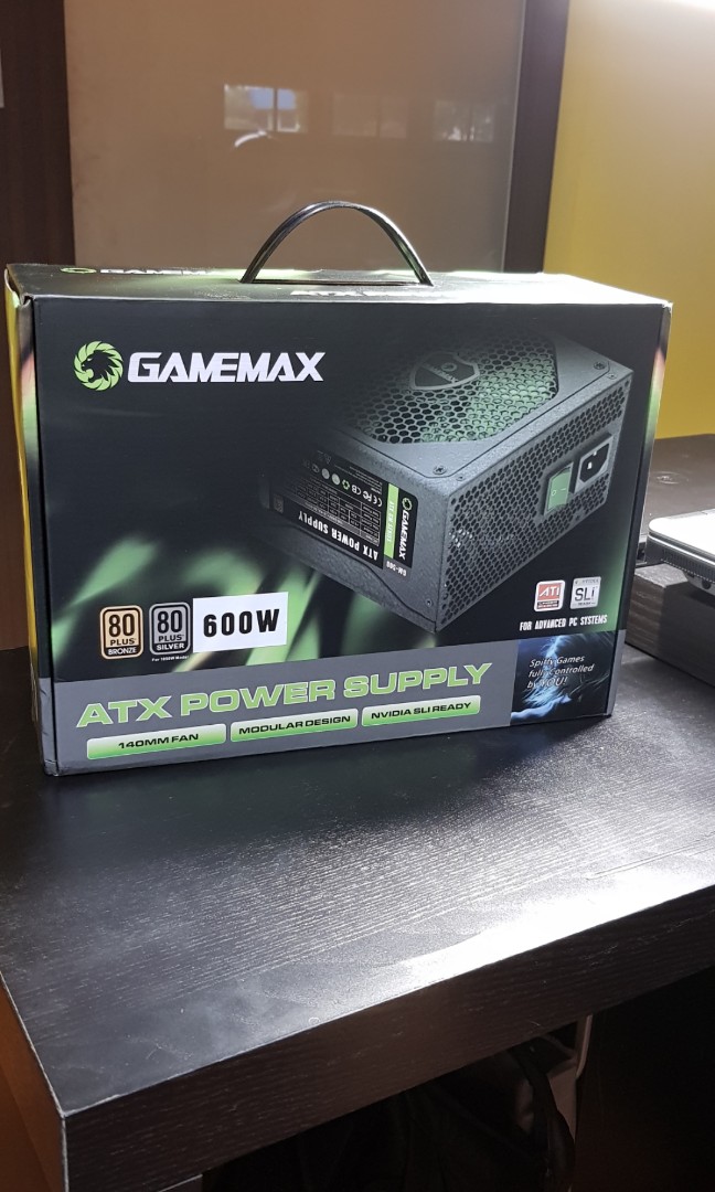 FONTE GAMEMAX GM600 SEMI MODULAR - UNBOXING 