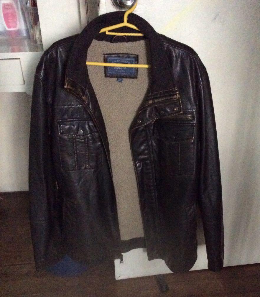 gh bass leather jacket