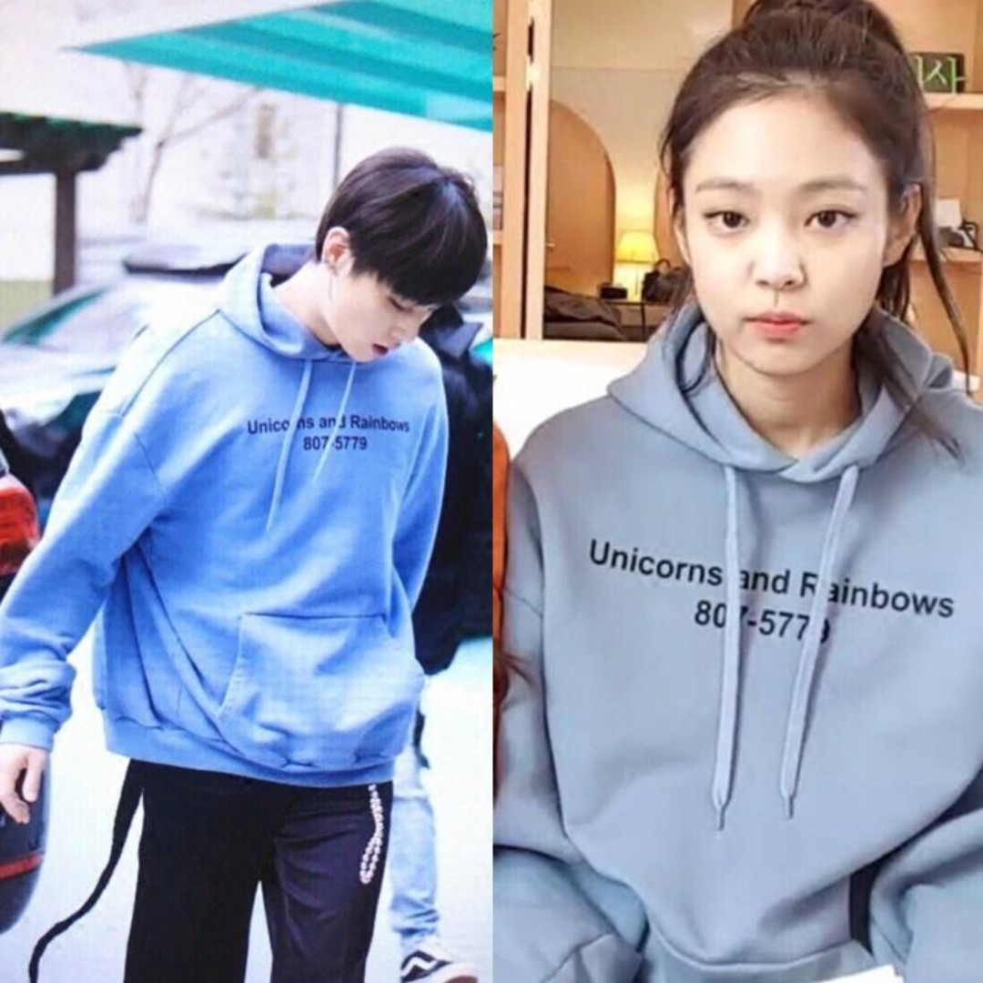 GOT7 blackpink vetements statement unicorns hoodie