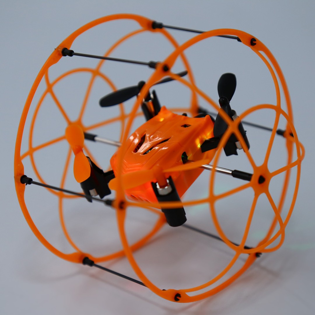 HELIC MAX SKY WALKER 1336 2.4GHZ 4CH RC QUADCOPTER 3D FLIP CLIMBING WALL ROLLER COPTER