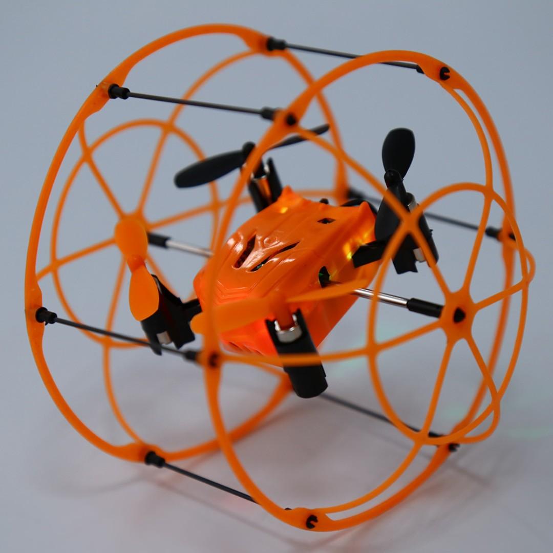 HELIC MAX SKY WALKER 1336 2.4GHZ 4CH RC QUADCOPTER 3D FLIP CLIMBING WALL ROLLER COPTER