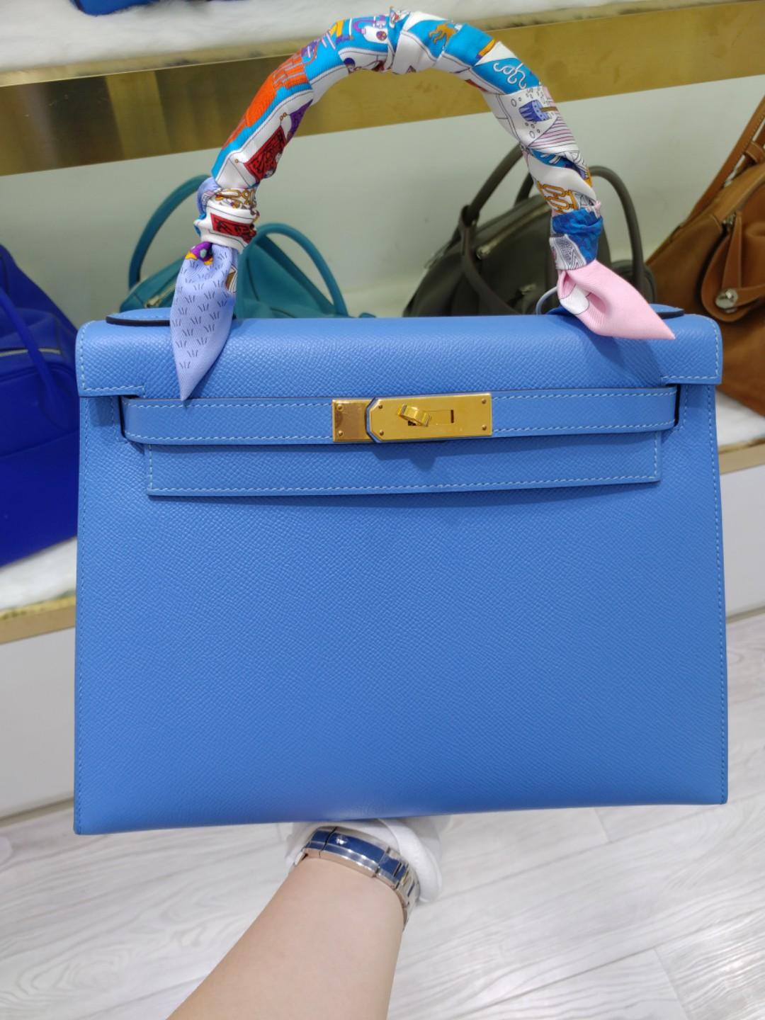 Hermes blue paradise kelly store