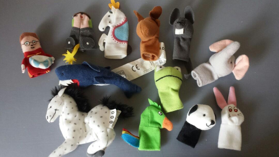 Ikea Finger Puppets Babies Kids Toys Walkers On Carousell