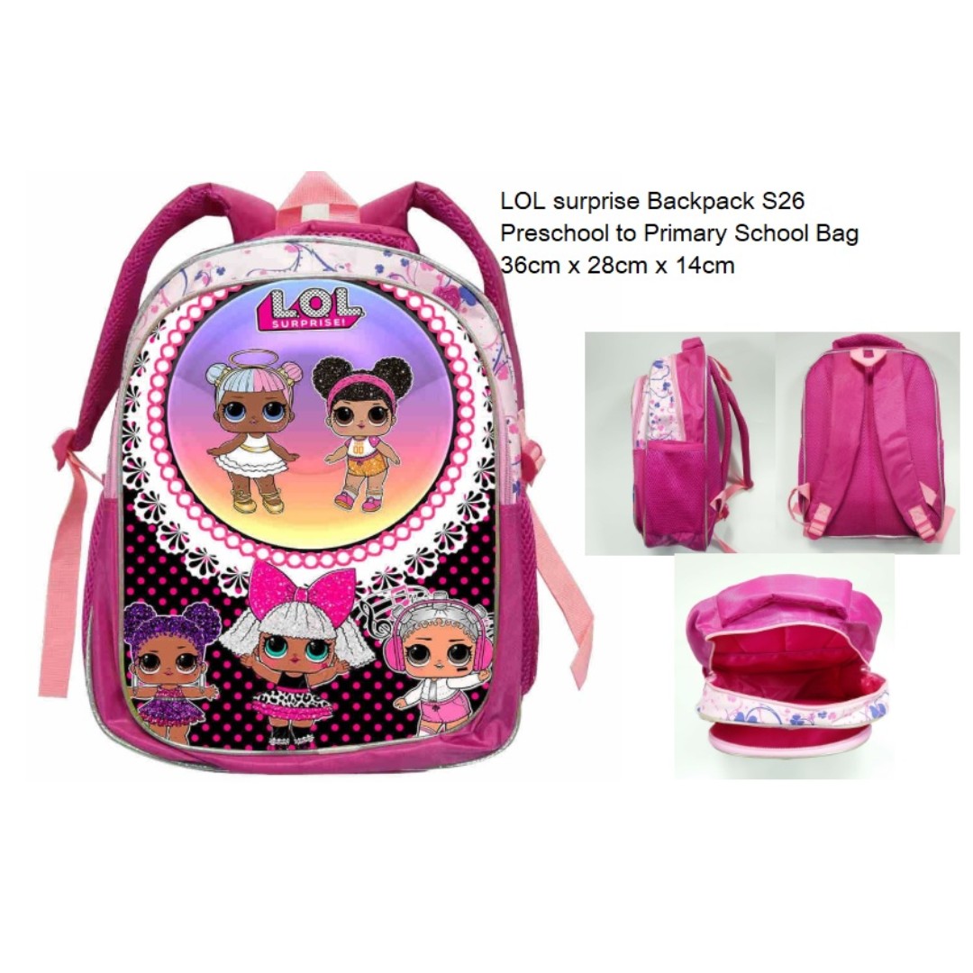 lol doll school bag