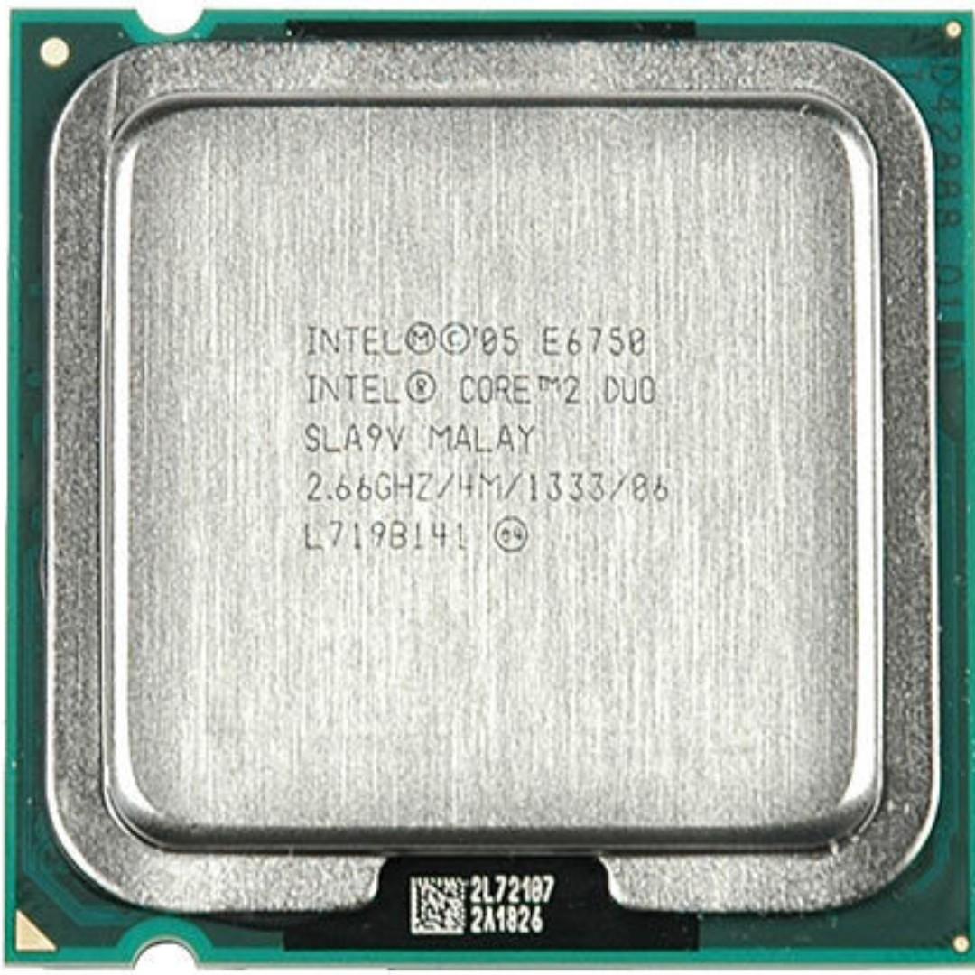 Intel Core 2 Duo Processor E6750 Electronics Computer Parts Accessories On Carousell Testing the core 2 duo e6750 in benchmarks and some games to see how it performs in 2018.benchmarks tested: carousell