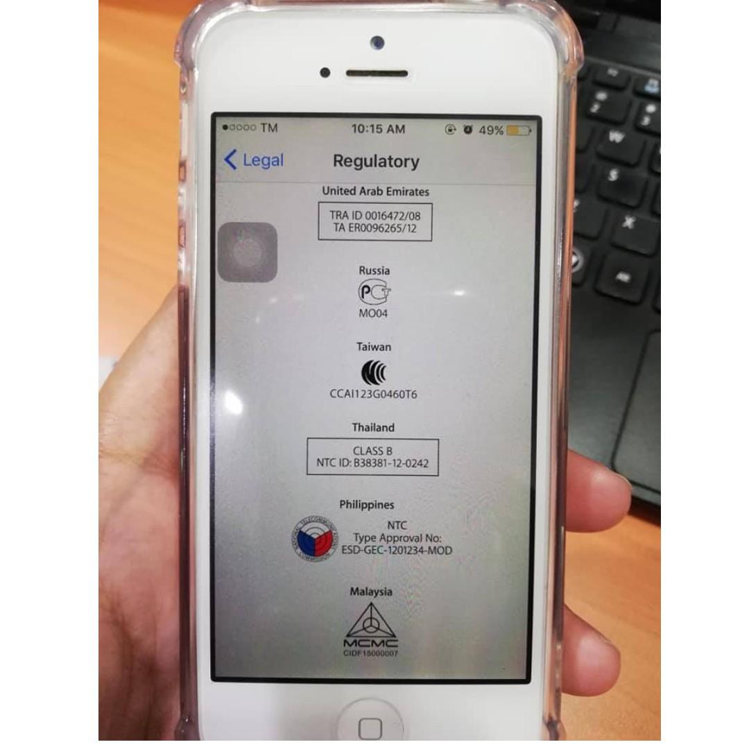 Iphone 5 32gb With Ntc Seal Mobile Phones Gadgets Mobile Phones Iphone Others On Carousell
