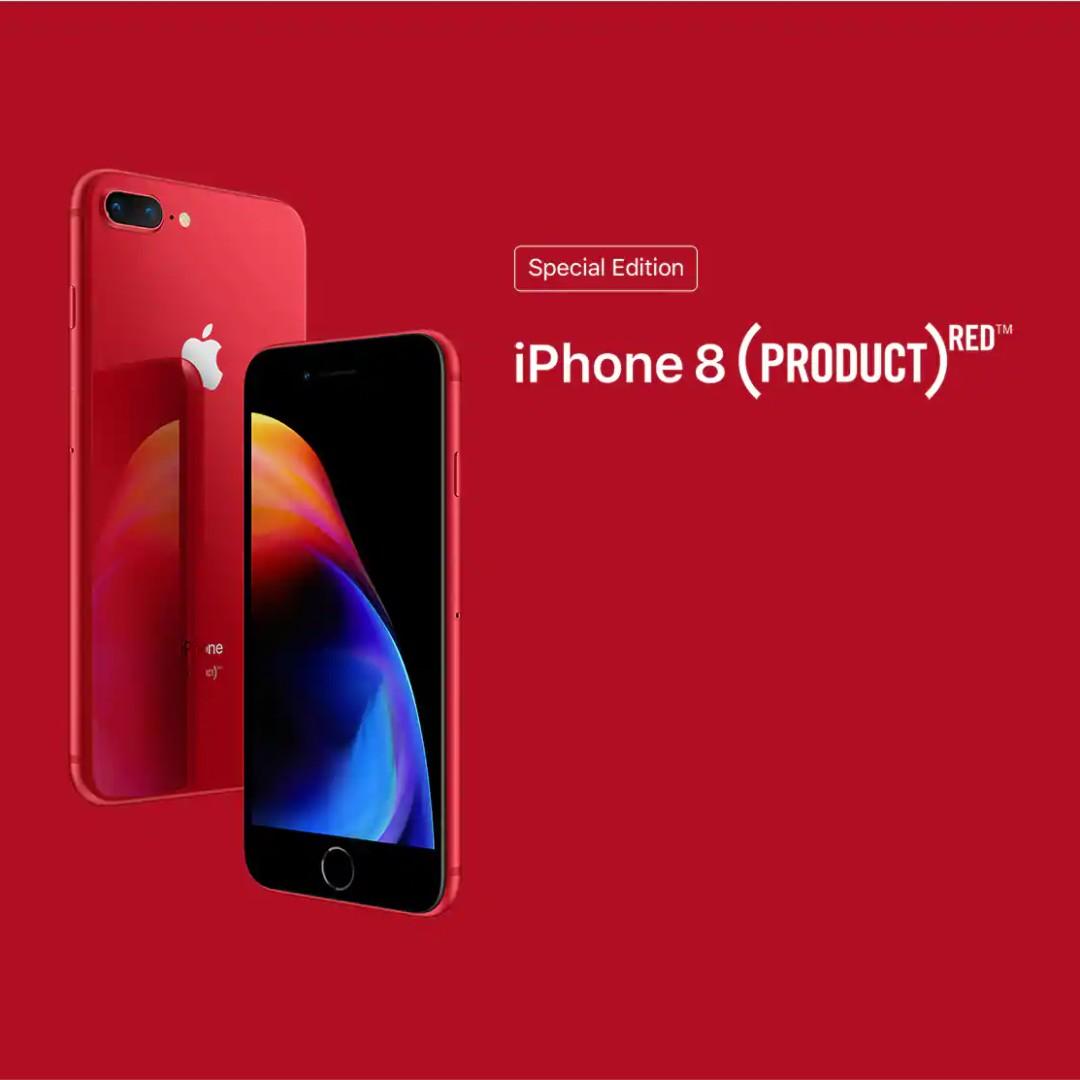 Iphone 8 Plus Red Color Limited Edition Mobile Phones Tablets Iphone Iphone 8 Series On Carousell