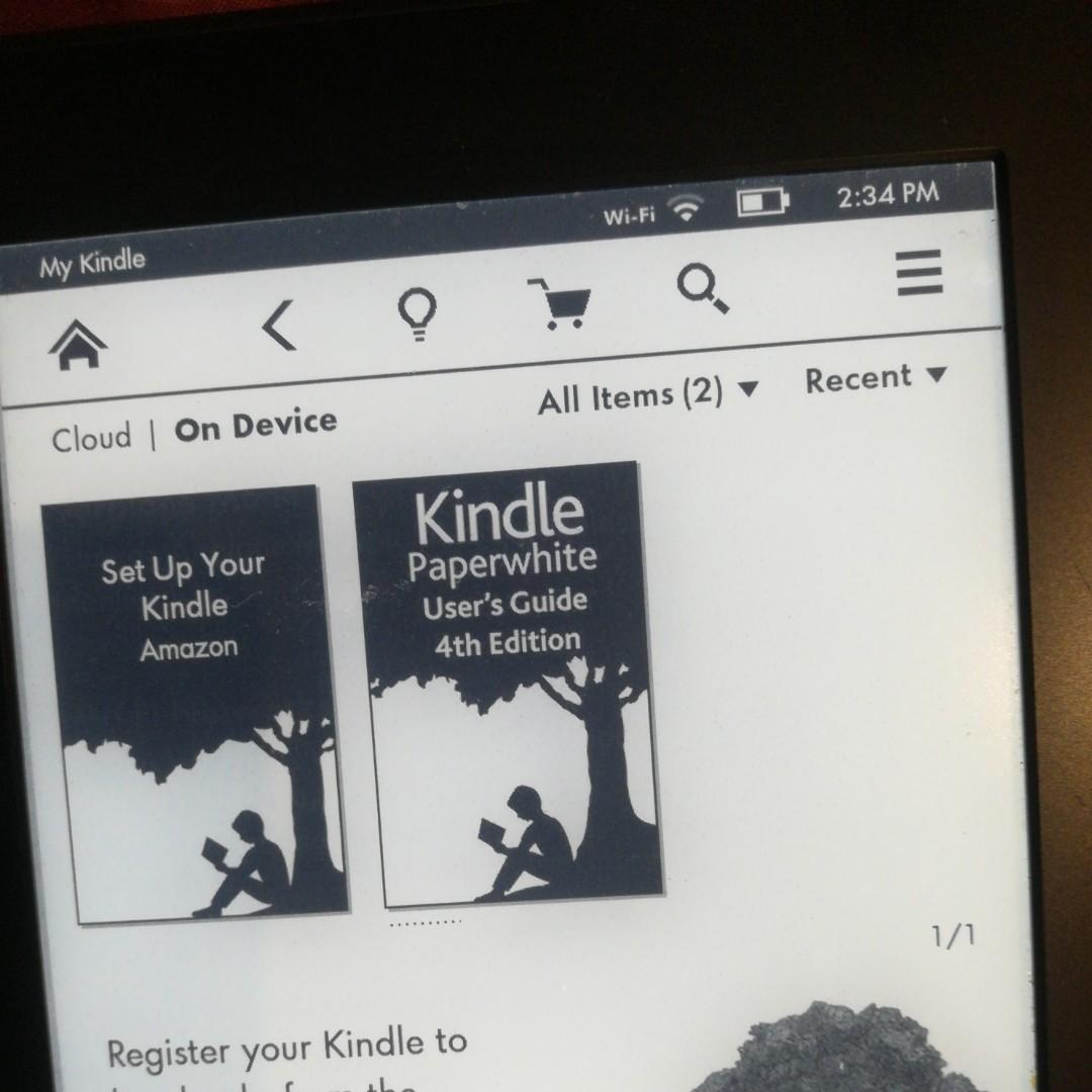 Kindle Paperwhite w backlight, touchscreen and wifi, Mobile Phones