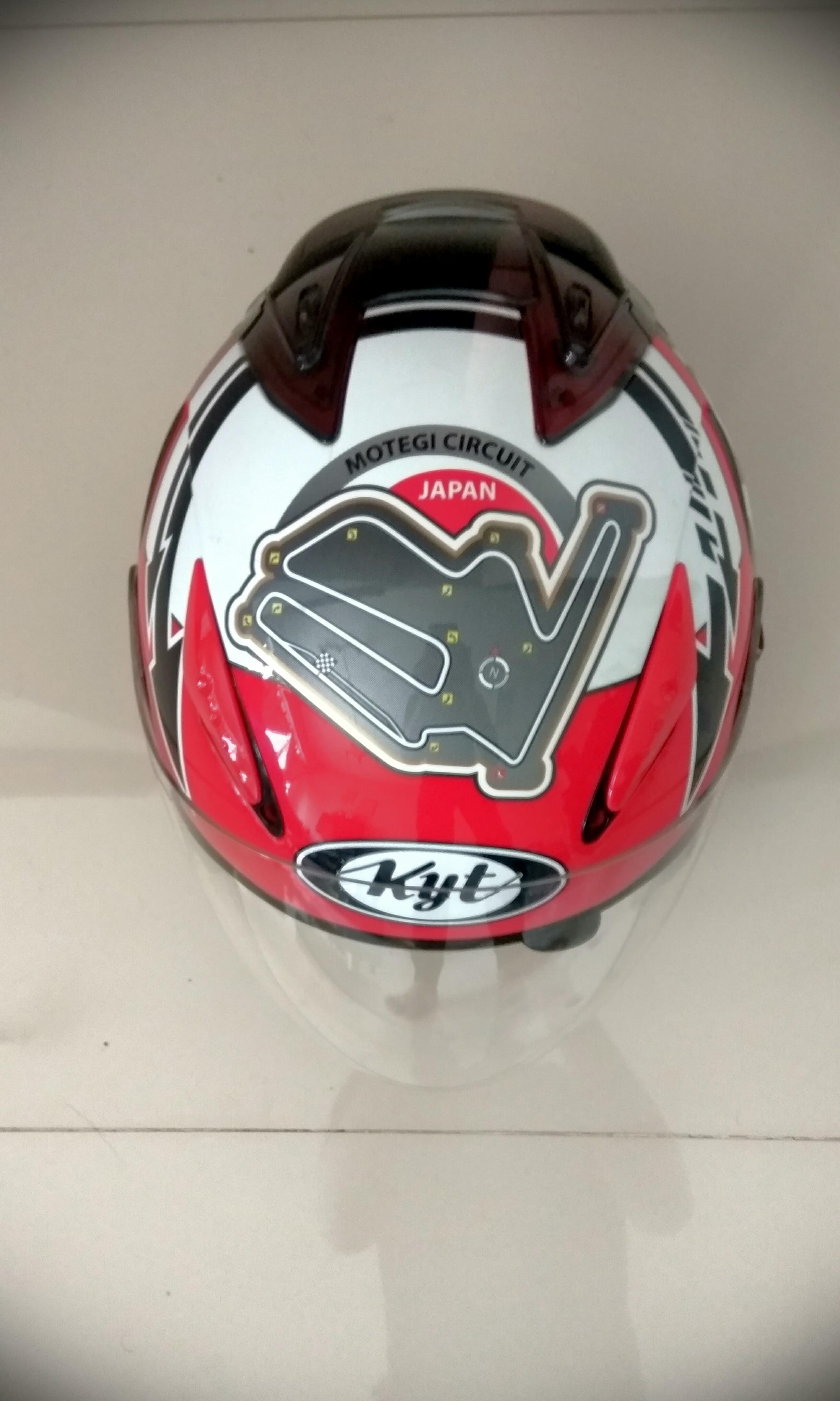 KYT HELMET + BLUETOOTH HEADSET (NEW), Motorcycles, Motorcycle Apparel