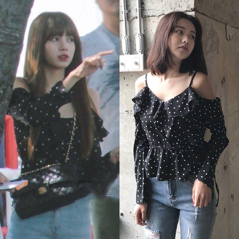 Lisa off hot sale shoulder top