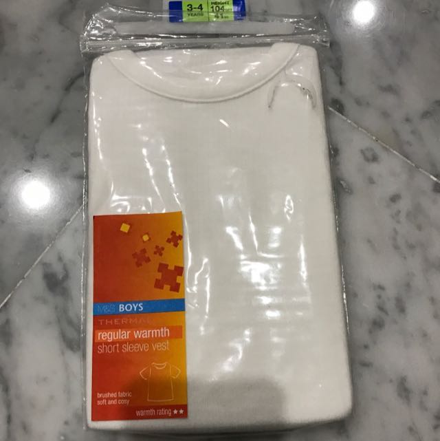 Marks & Spencer Boys winter Thermal Underwear 3-4 yes, Babies & Kids,  Babies & Kids Fashion on Carousell