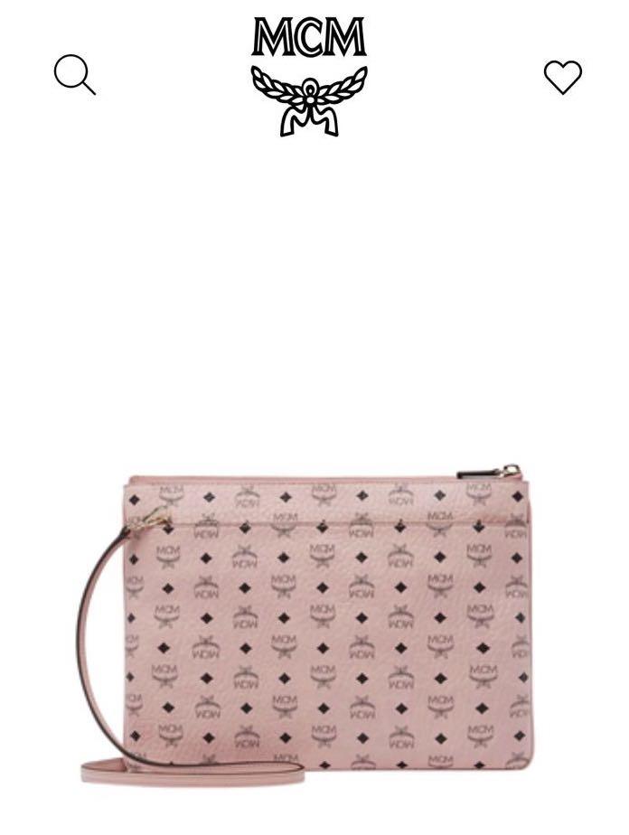 Mcm crossbody sale bag pink