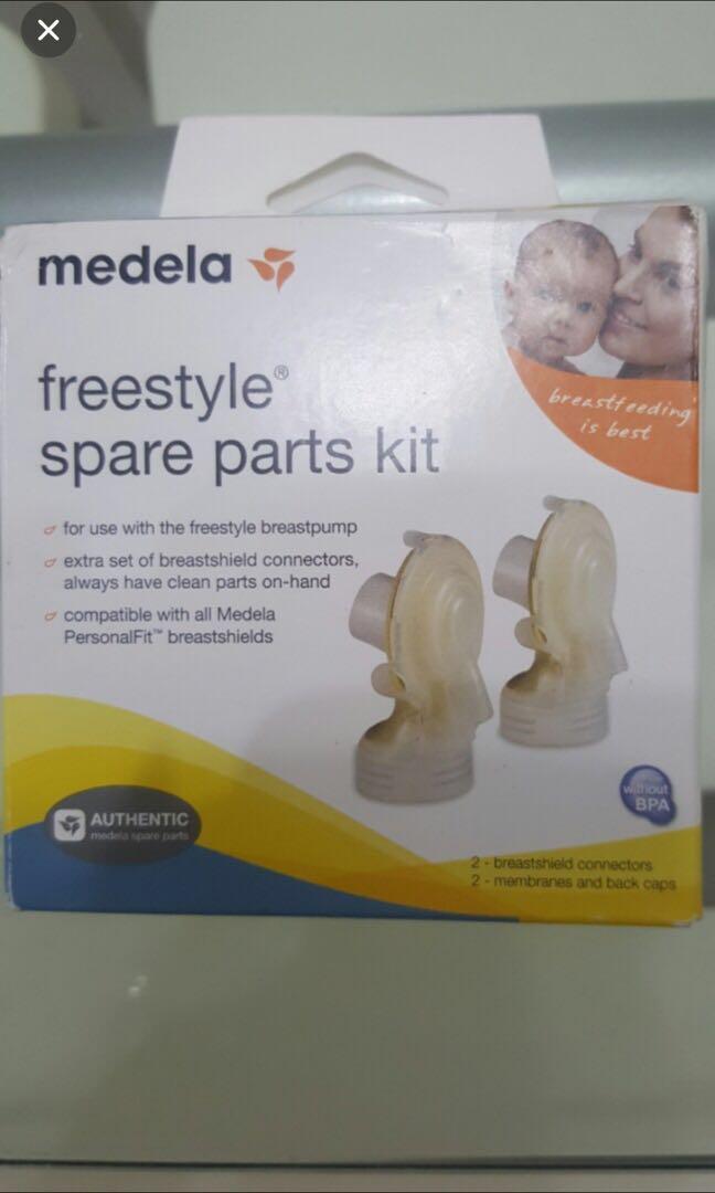 Medela freestyle spare parts kit 全新一對 有盒 喇叭, 兒童＆孕婦用品, 護理及餵哺, 護理及餵哺 母乳