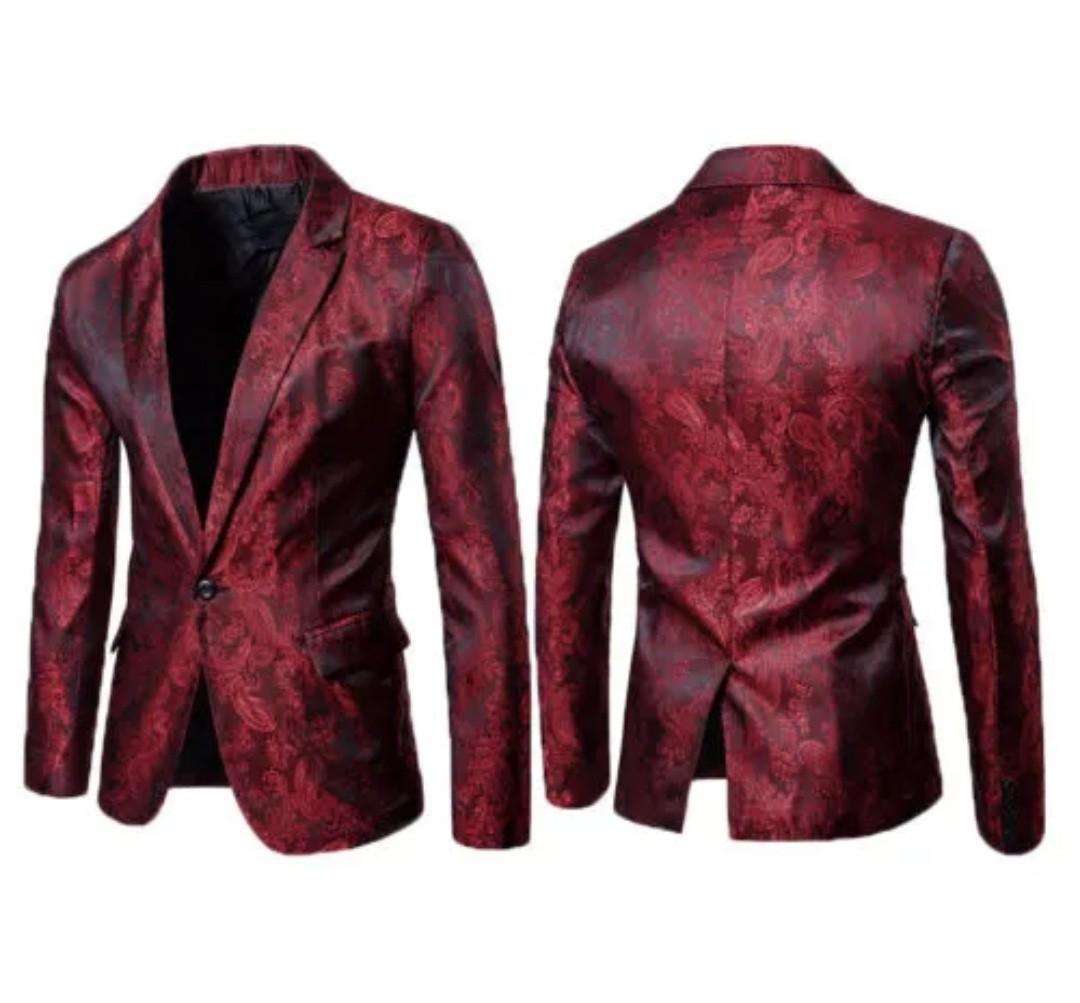 Red and gold blazer mens hotsell
