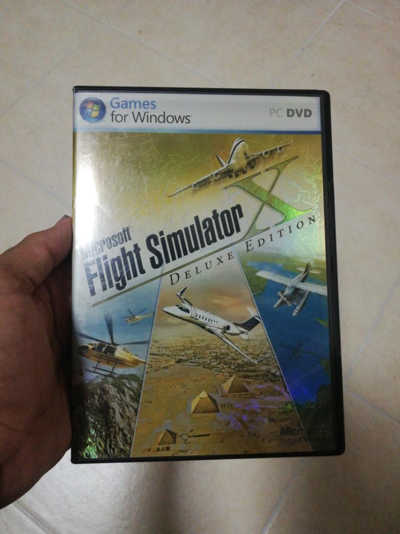 Microsoft Flight Simulator X Deluxe Edition Toys Games Video