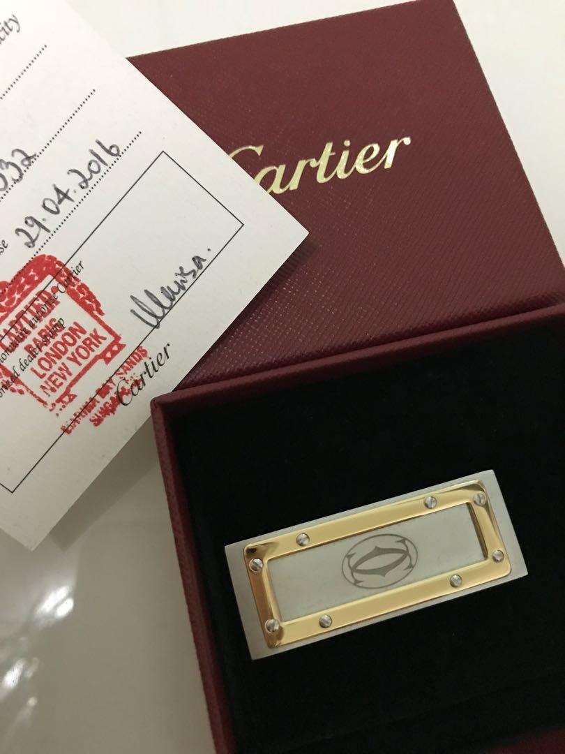 Money Clip Cartier AUTHENTIC, Luxury 