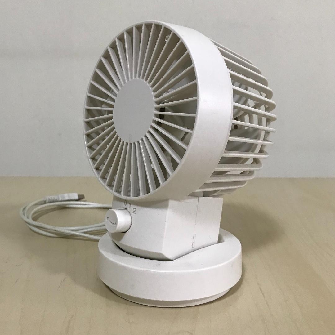 Original Muji Usb Desk Fan Swing Type Used Very Good Condition