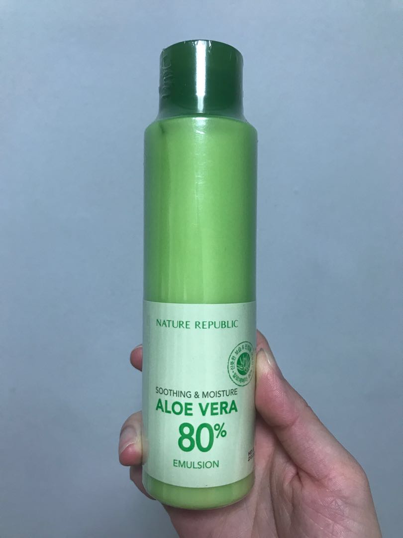Nature Republic Soothing And Moisture Aloe Vera 80 Emulsion Beauty And Personal Care Face Face 8005
