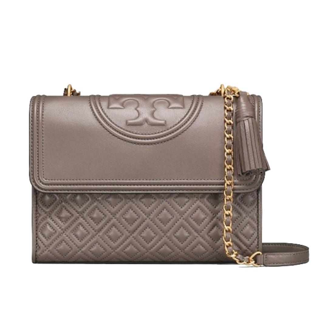 tory burch fleming silver maple