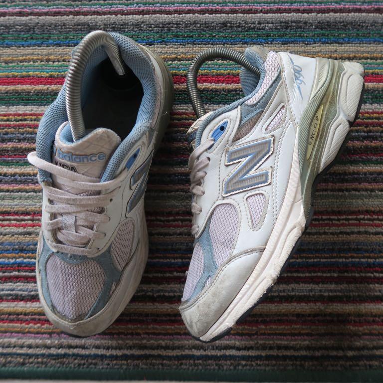 new balance 990v3 white blue