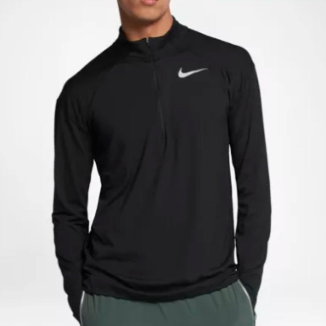 nike dri fit long sleeve zip